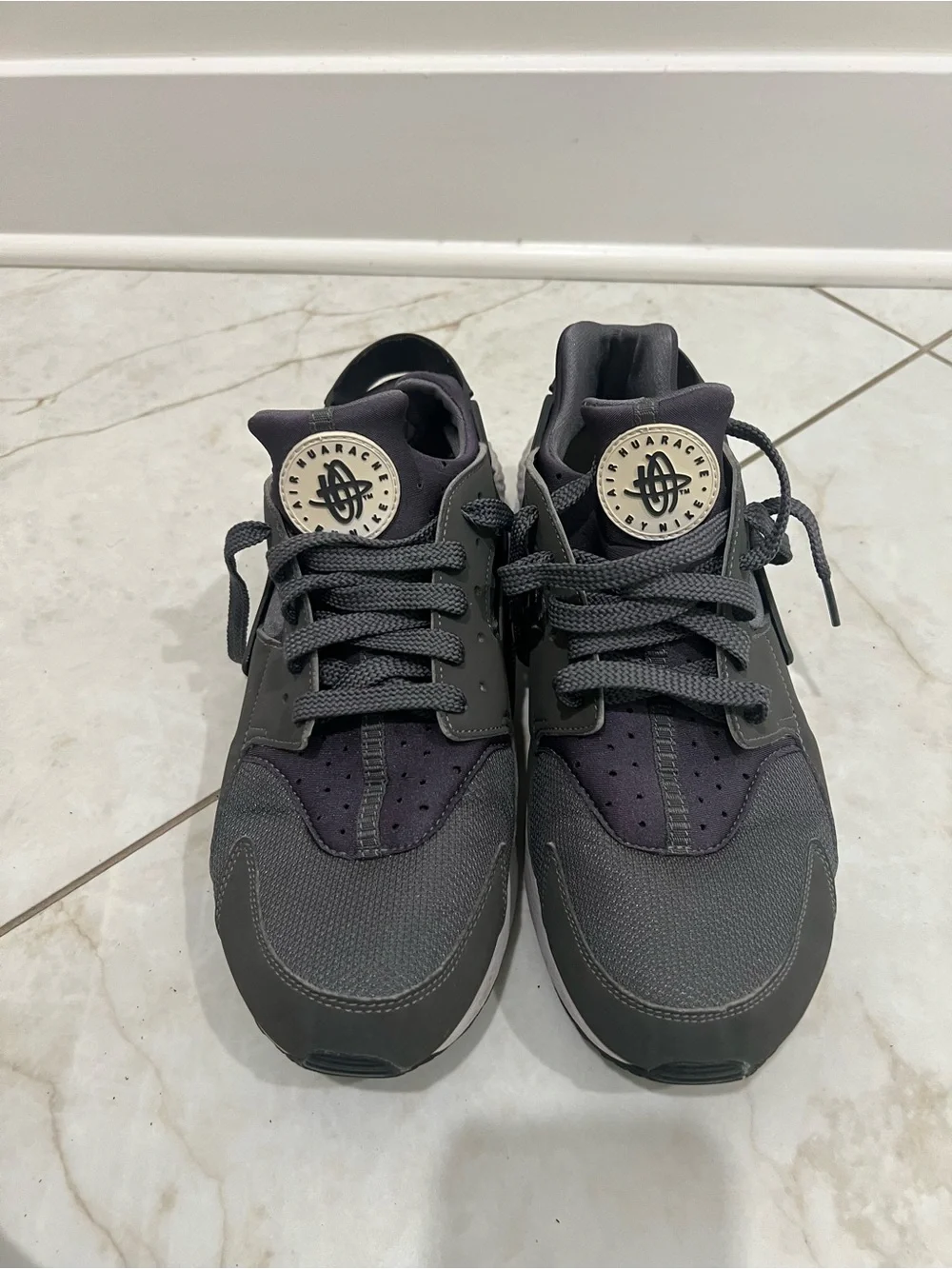 Nike Air Huarache 'Dark Grey' Sneakers Size 11.5 US